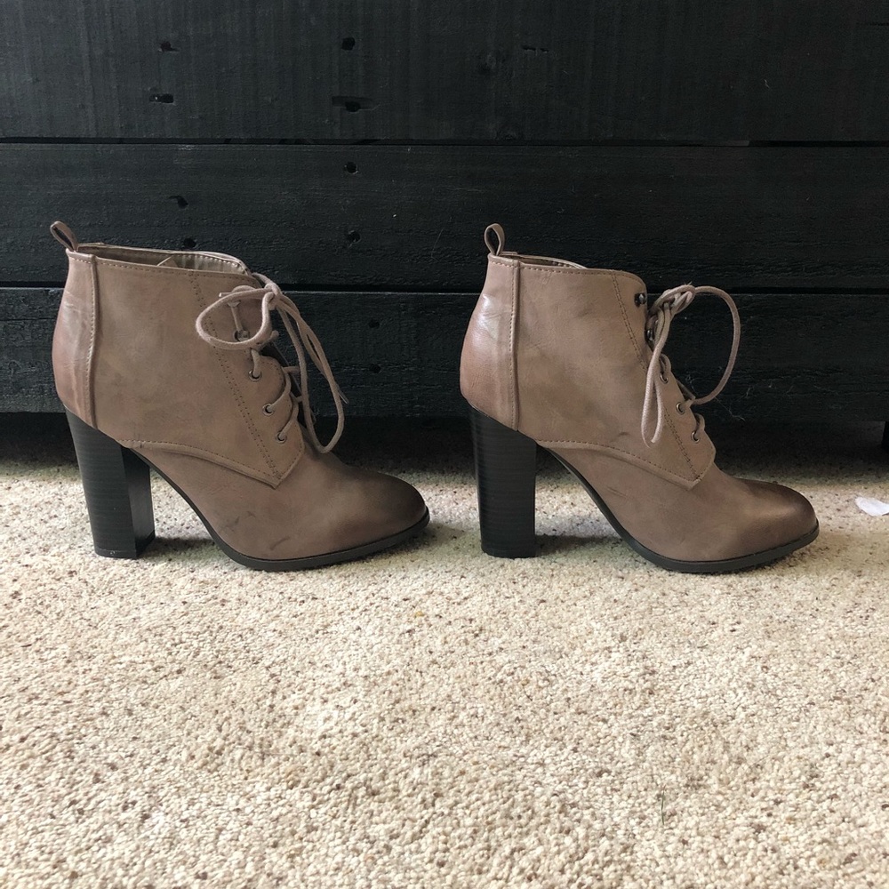 Tan/gray Booties - Picture 5 of 5